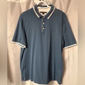 Michael Kors Blue Polo Shirt. Men’s NWOT. Size Large